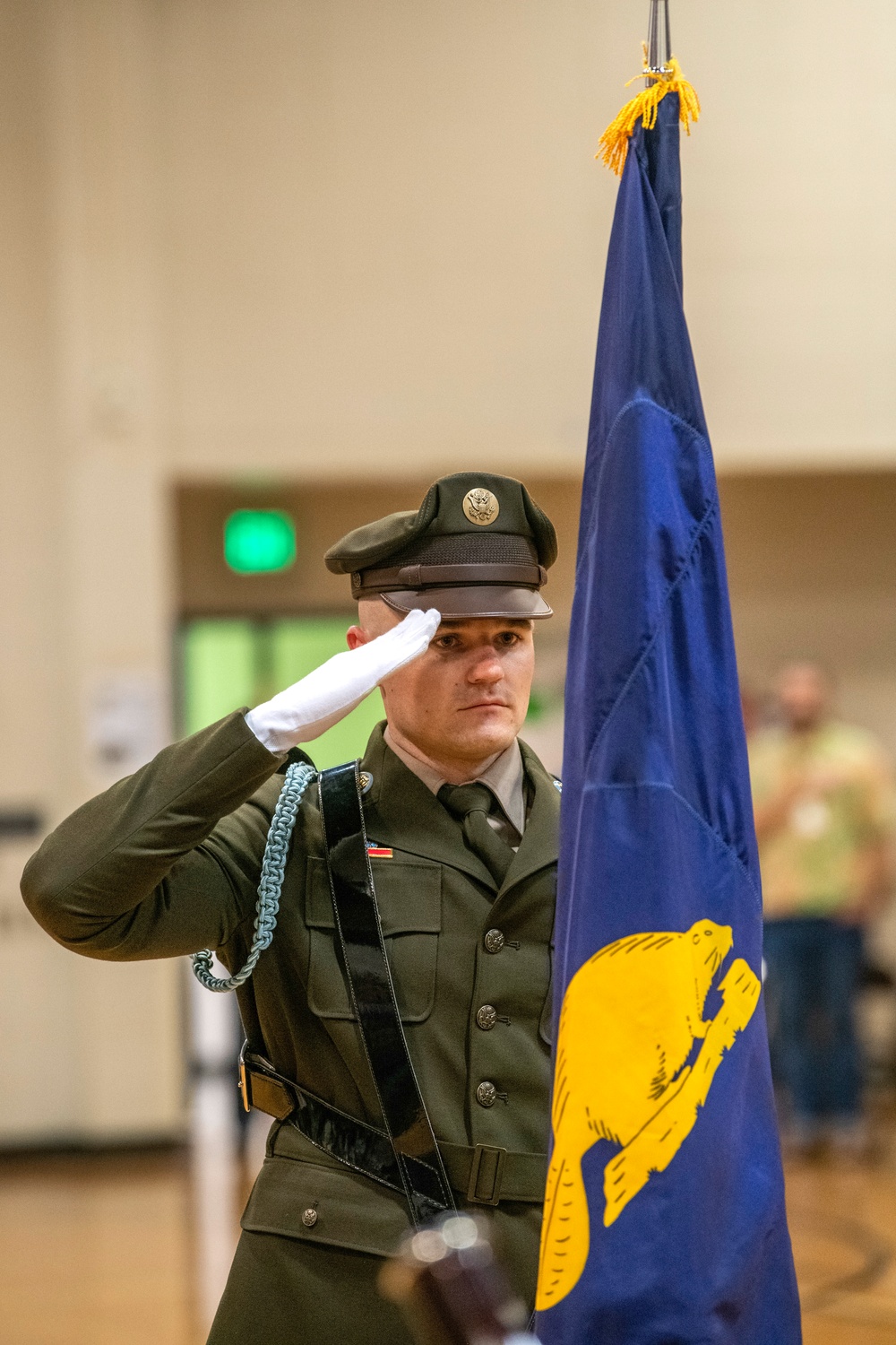 Oregon Army National Guard participates in Veterans Day event hosted by Crossler Middle School