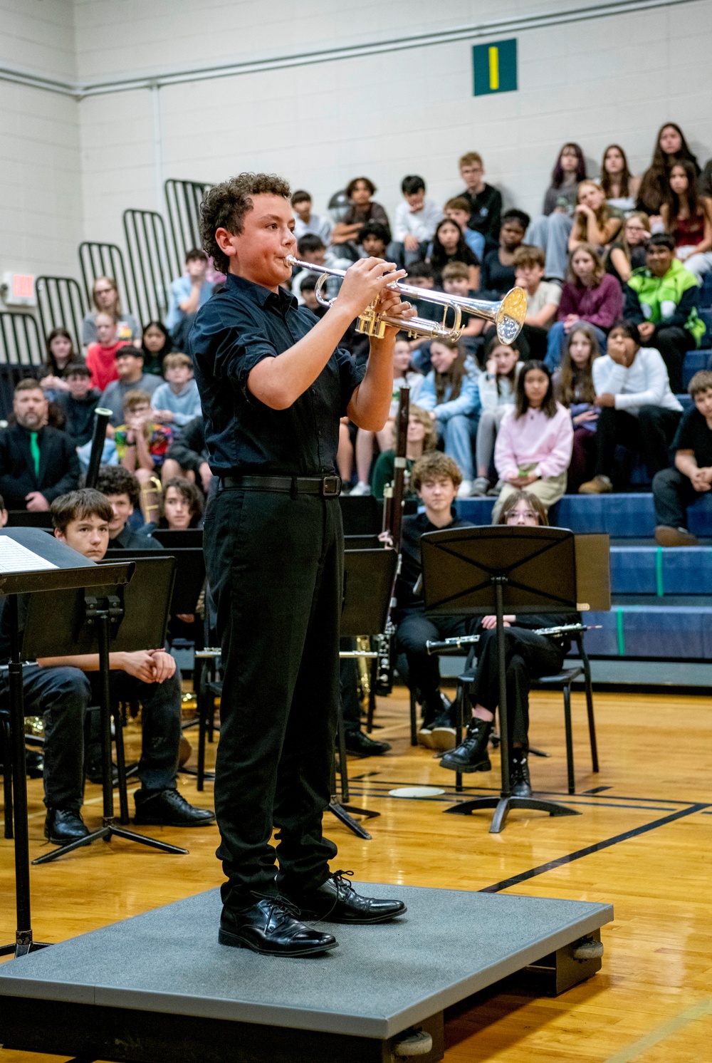 Oregon Army National Guard participates in Veterans Day event hosted by Crossler Middle School