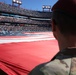 unfurling ceremony at Tennessee Titans game