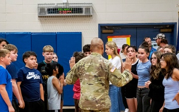 Oregon Army National Guard participates in Veterans Day event hosted by Crossler Middle School