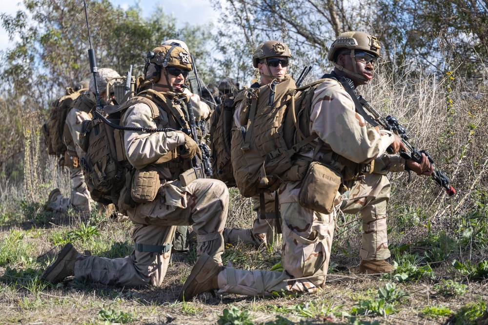 V1/1 Marines complete Verticle Assault Course