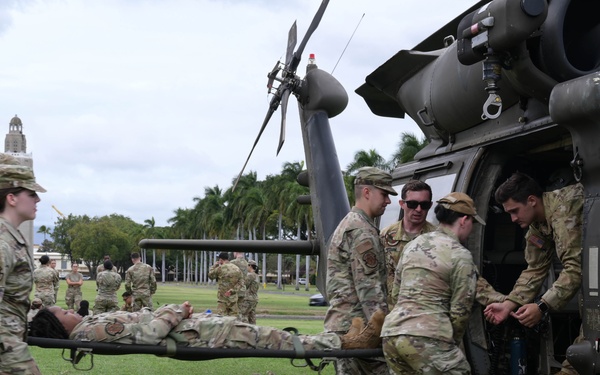 15th Medical Group participates in Army-led medical evacuation training