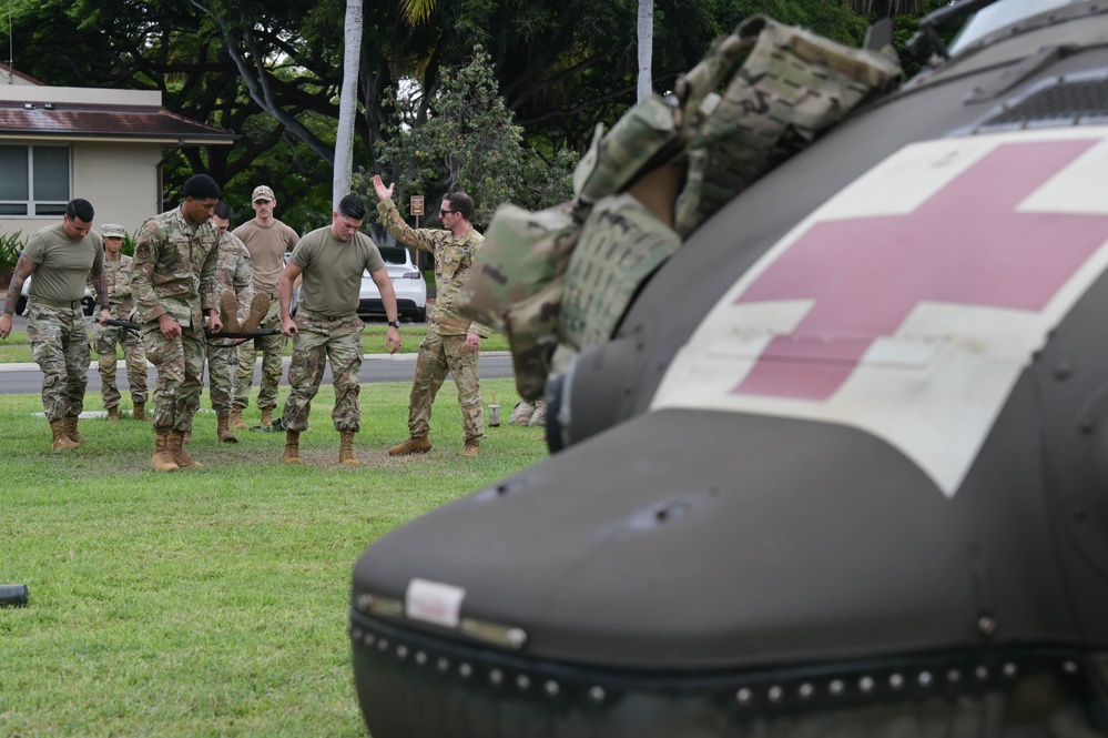 15th Medical Group participates in Army-led medical evacuation training
