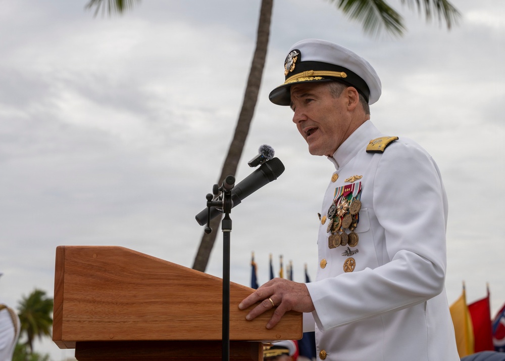 Vice Adm. Blake Converse, deputy commander, U.S. Pacific Fleet, Retirement Ceremony