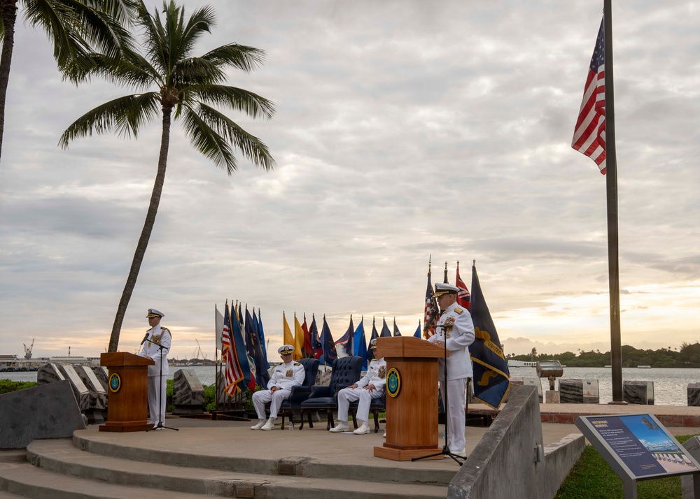 Vice Adm. Blake Converse, deputy commander, U.S. Pacific Fleet, Retirement Ceremony