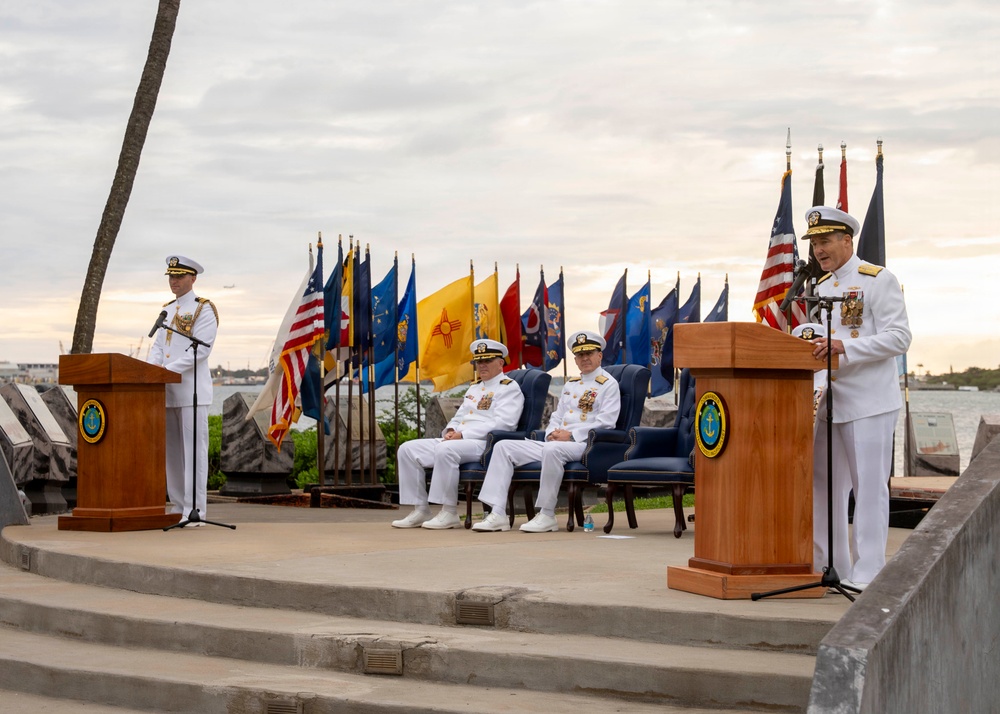 Vice Adm. Blake Converse, deputy commander, U.S. Pacific Fleet, Retirement Ceremony