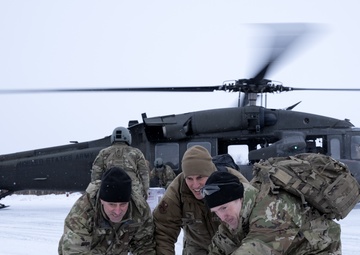AKOM members deliver supplies to Napakiak during Operation Halong Response