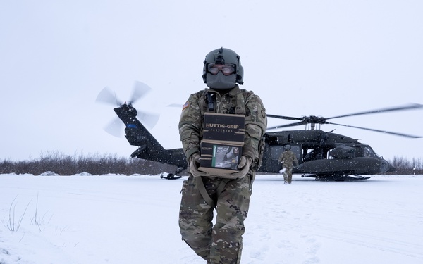 AKOM members deliver supplies to Napakiak during Operation Halong Response