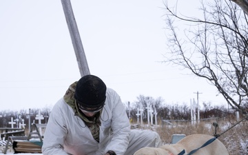 AKOM members deliver supplies to Napakiak during Operation Halong Response