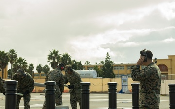 Secretary of the Navy 19-Gun Salute at MCRD San Diego