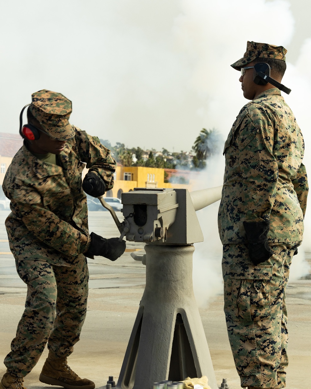 Secretary of the Navy 19-Gun Salute at MCRD San Diego