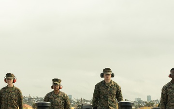 Secretary of the Navy 19-Gun Salute at MCRD San Diego