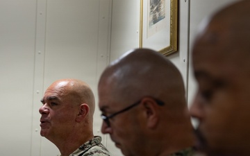 SWO Boss Visits USS Frank E. Petersen Jr. (DDG 121)