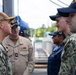 SWO Boss Visits USS Frank E. Petersen Jr. (DDG 121)