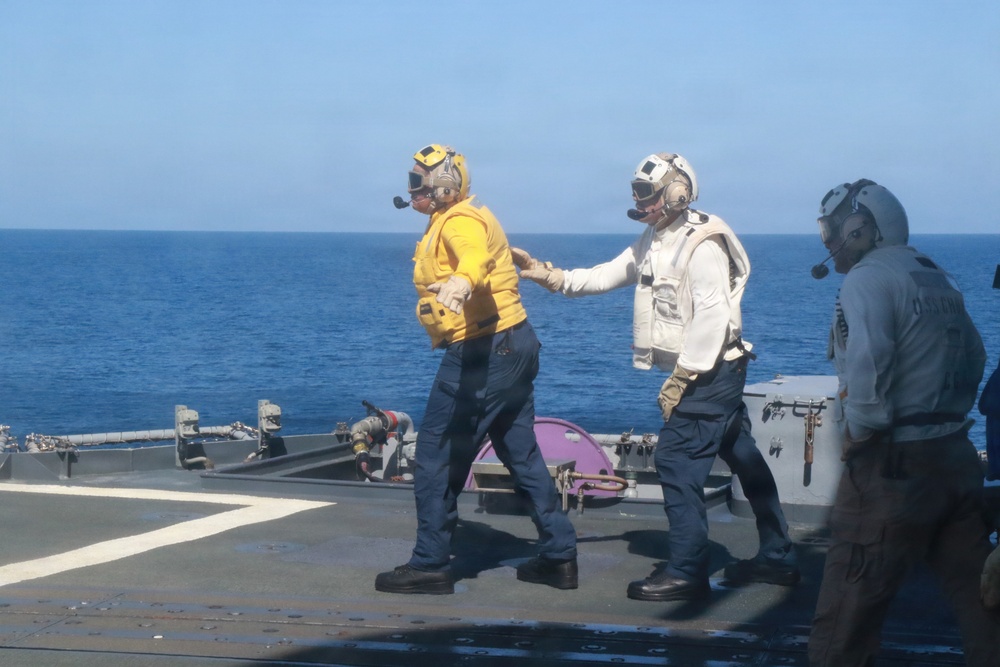 USS CHOSIN FLIGHT OPS