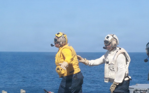 USS CHOSIN FLIGHT OPS