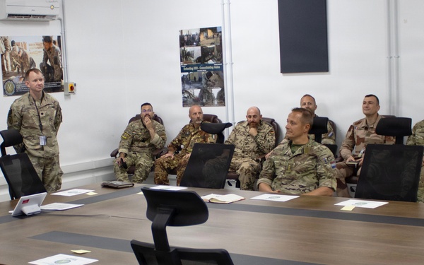 U.S. Central Command Senior Enlisted Leader visits Operation Inherent Resolve area of operations