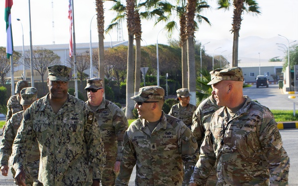 U.S. Central Command Senior Enlisted Leader visits Operation Inherent Resolve area of operations