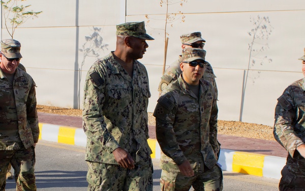 U.S. Central Command Senior Enlisted Leader visits Operation Inherent Resolve area of operations