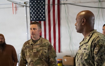 U.S. Central Command Senior Enlisted Leader visits Operation Inherent Resolve area of operations