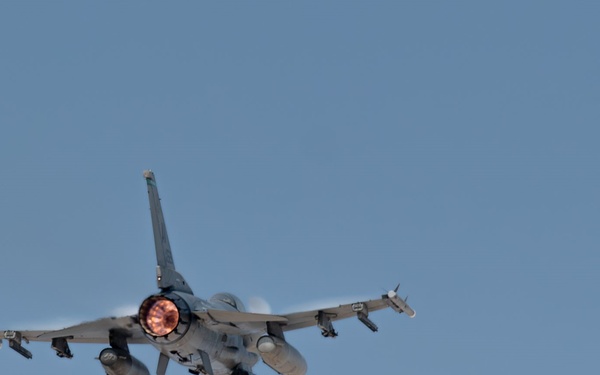 555th EFS performs unrestricted climb takeoff