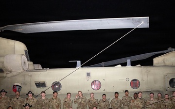 Task Force Nighthawk Patching Ceremony