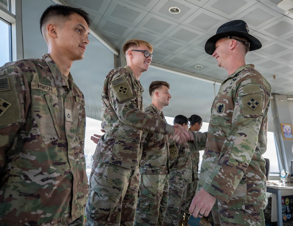 Task Force Nighthawk Patching Ceremony