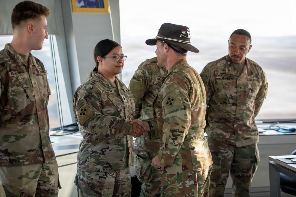 Task Force Nighthawk Patching Ceremony