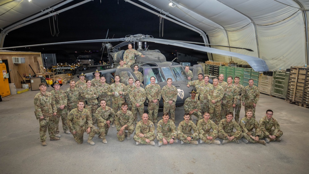 Task Force Nighthawk Patching Ceremony