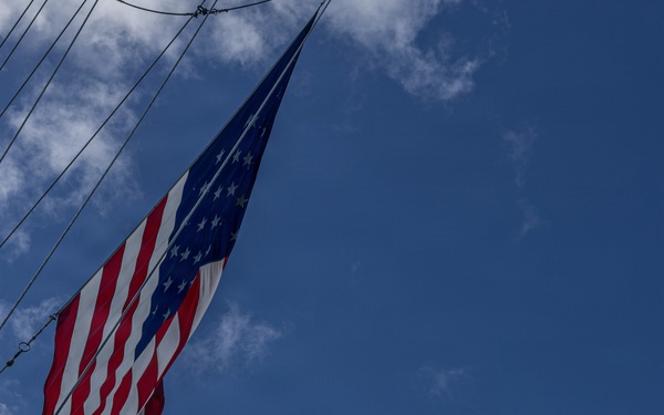 USS Mahan Operates with Joint Force