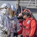 USS Mahan Conducts Aviation Fire Fighting Drill