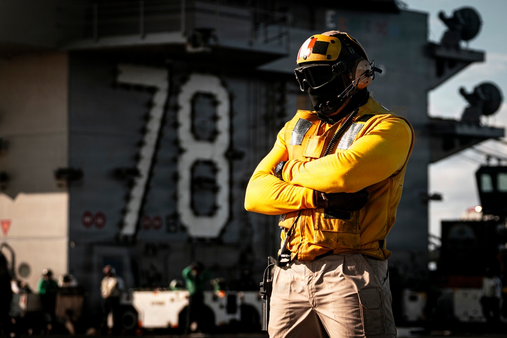 USS Gerald R. Ford (CVN 78) Conducts Flight Operations