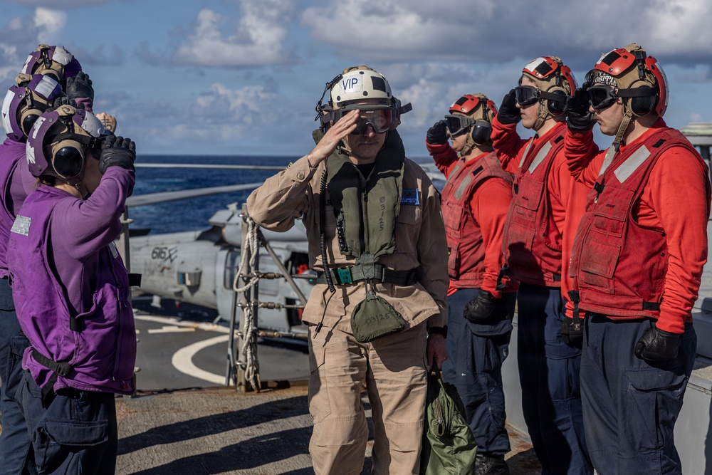 USS Mahan Hosts CCSG-12