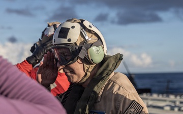 USS Mahan Hosts CSG-12