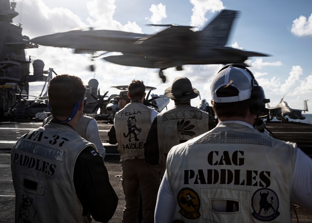 USS Gerald R. Ford (CVN 78) Conducts Flight Operations