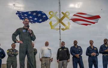 USS Gerald R. Ford (CVN 78) Conducts All-Hands Call