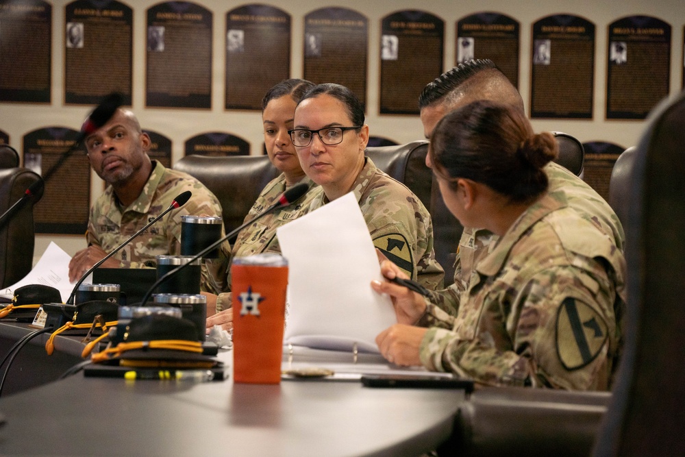 U.S. Army Soldiers compete in the 1st Cavalry Division Career Counselor of the Year Competition