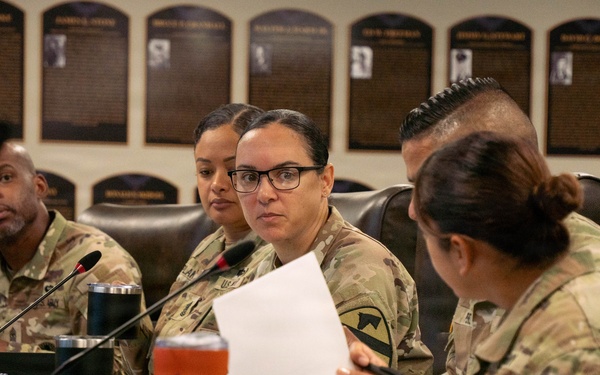 U.S. Army Soldiers compete in the 1st Cavalry Division Career Counselor of the Year Competition