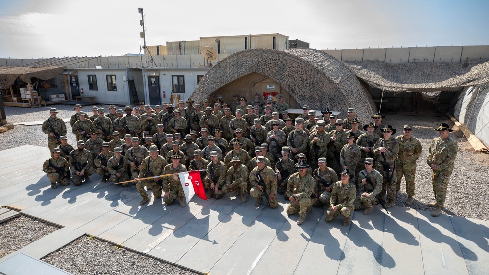 Task Force Nighthawk Patching Ceremony