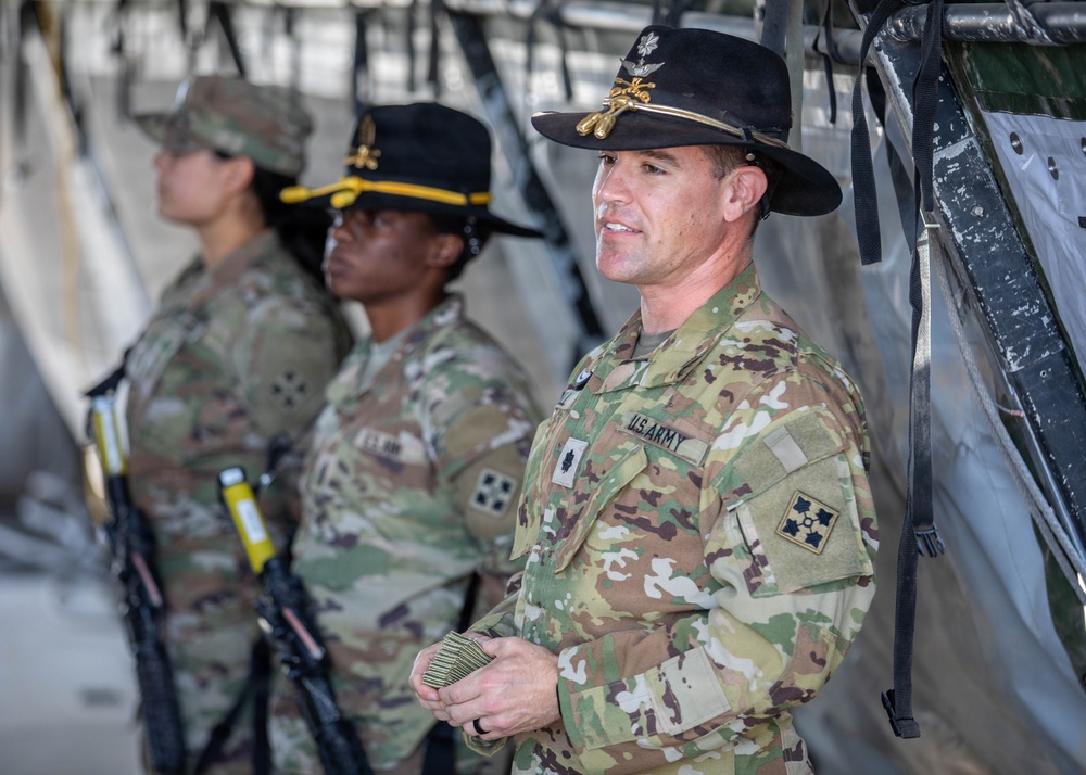 Task Force Nighthawk Patching Ceremony