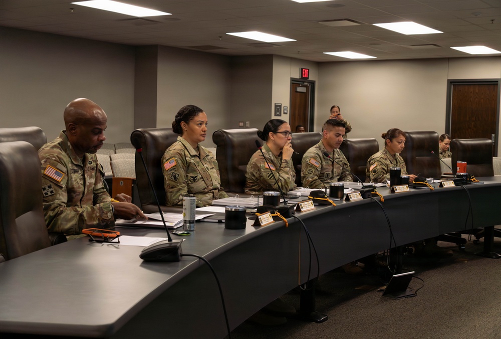 U.S. Army Soldiers compete in the 1st Cavalry Division Career Counselor of the Year Competition