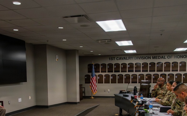 U.S. Army Soldiers compete in the 1st Cavalry Division Career Counselor of the Year Competition