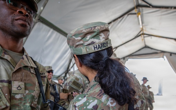 Task Force Nighthawk Patching Ceremony