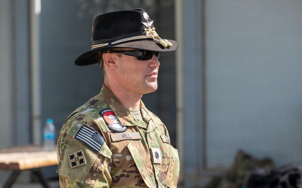 Task Force Nighthawk Patching Ceremony