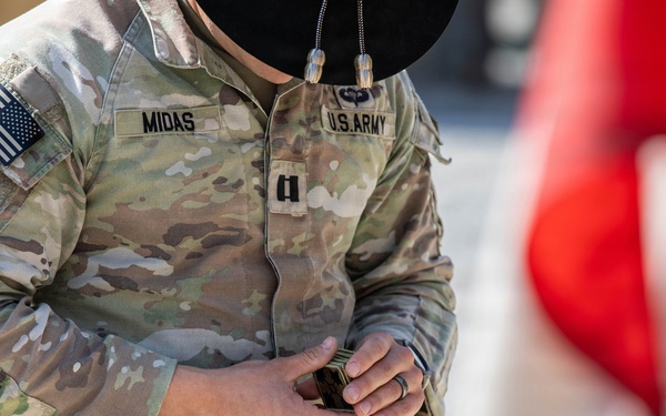 Task Force Nighthawk Patching Ceremony