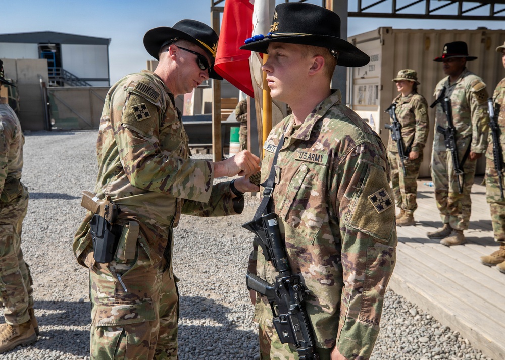 Task Force Nighthawk Patching Ceremony