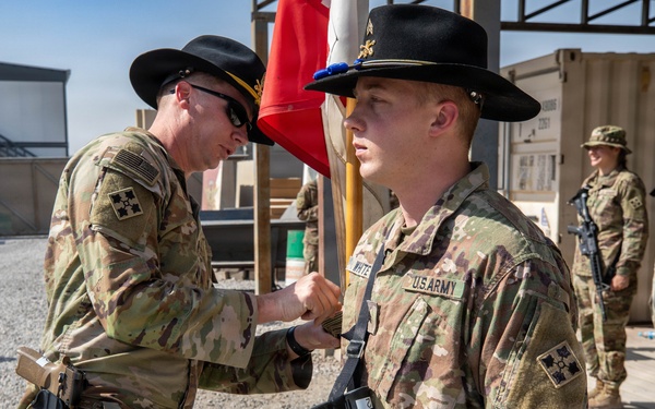 Task Force Nighthawk Patching Ceremony