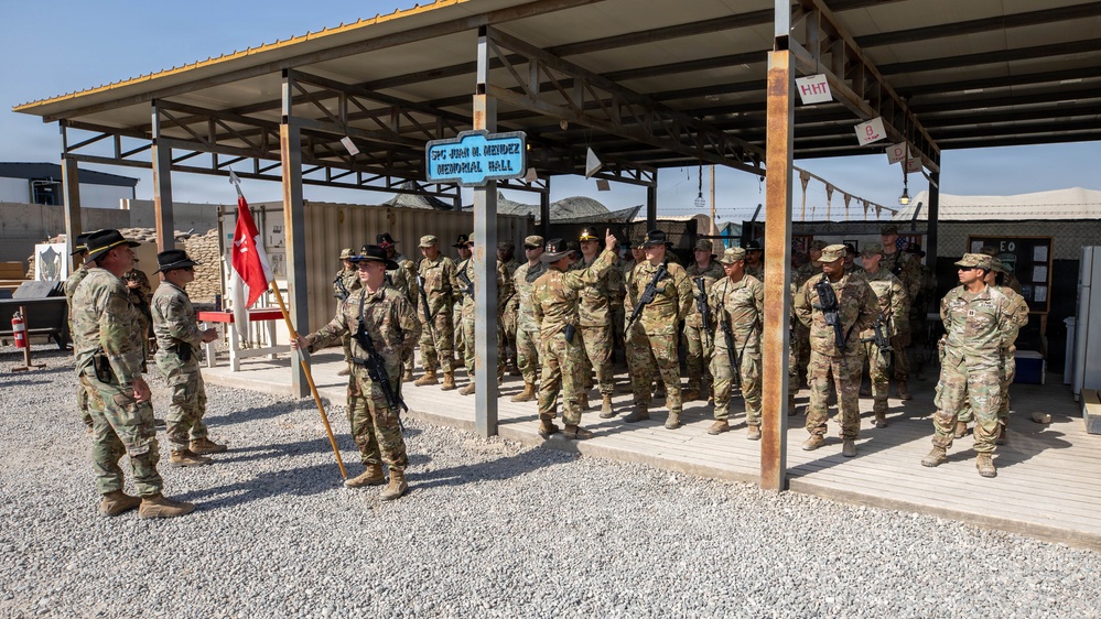 Task Force Nighthawk Patching Ceremony