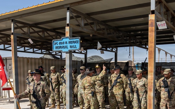 Task Force Nighthawk Patching Ceremony