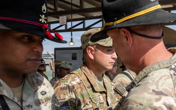 Task Force Nighthawk Patching Ceremony